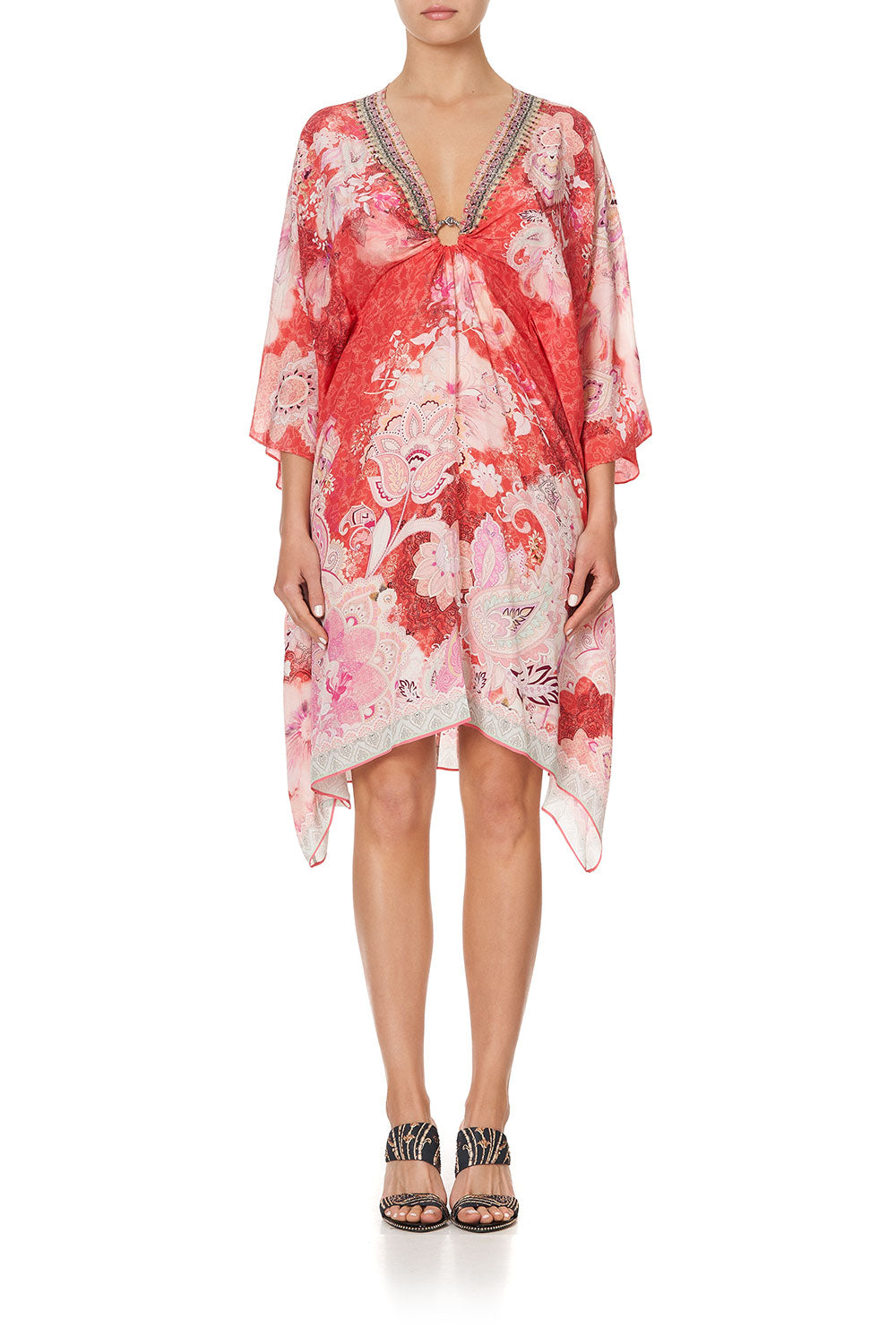 SHORT KAFTAN WITH HARDWARE PALACE MUSE