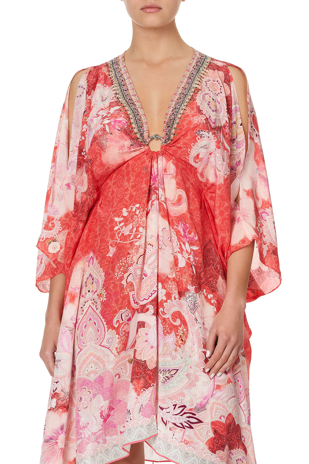 SHORT KAFTAN WITH HARDWARE PALACE MUSE