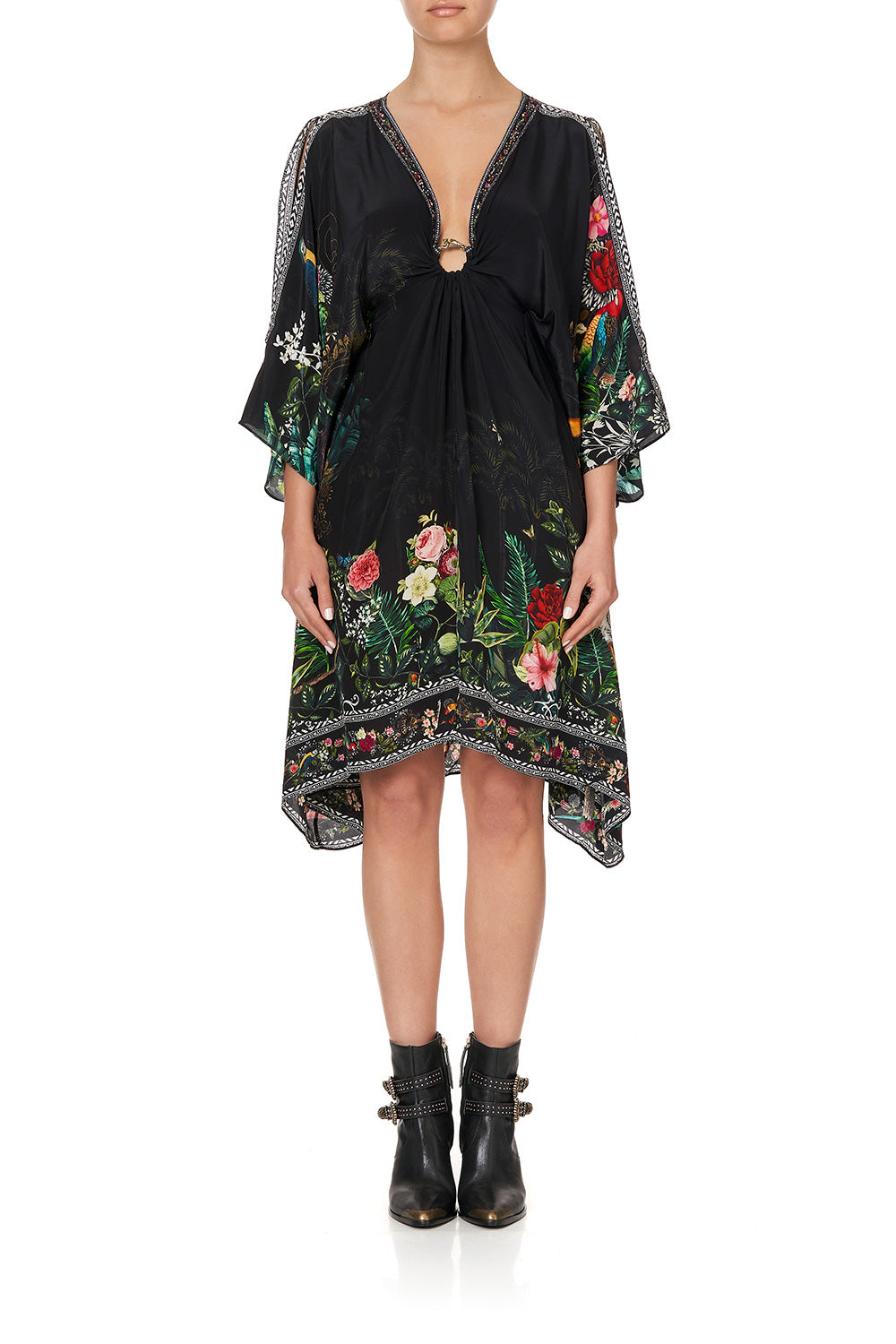 SHORT KAFTAN WITH HARDWARE RAISED WITH WOLVES