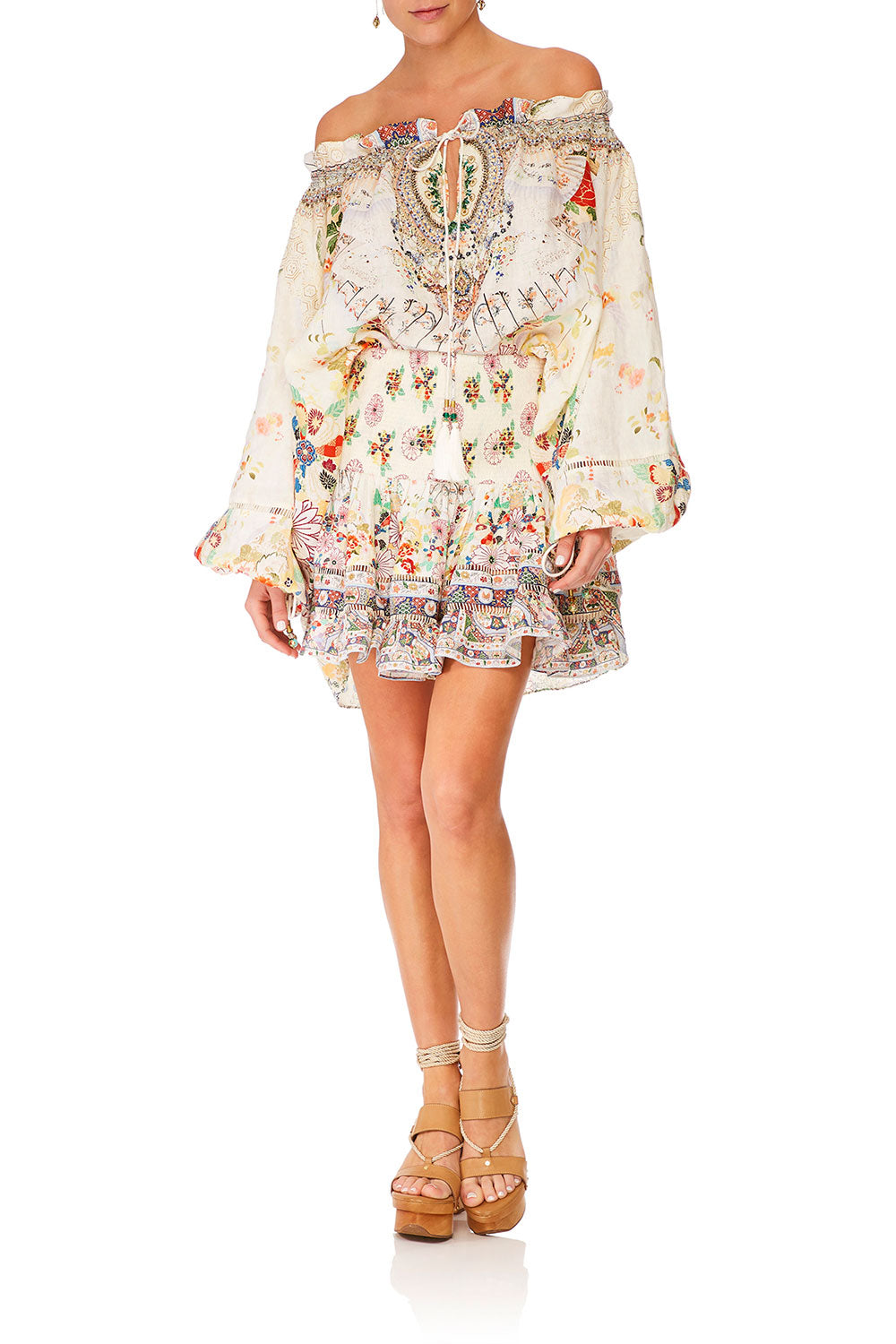 CAMILLA TIME AFTER TIME OFF THE SHOULDER BLOUSE