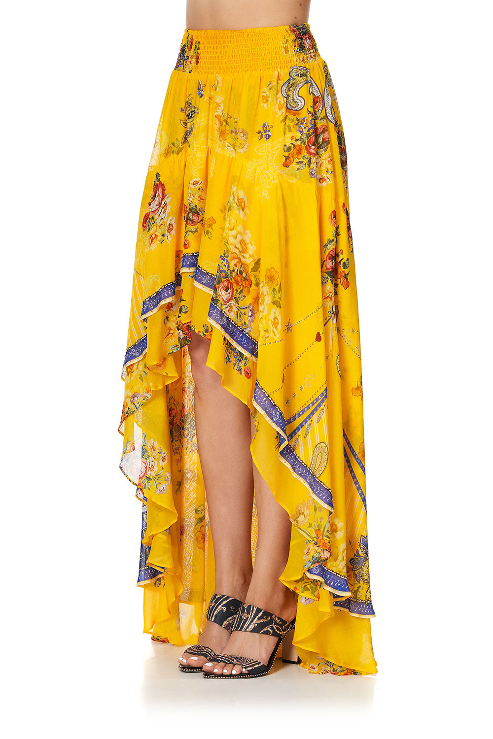 SKIRT WITH DOUBLE LAYER HEM OWN MUSE