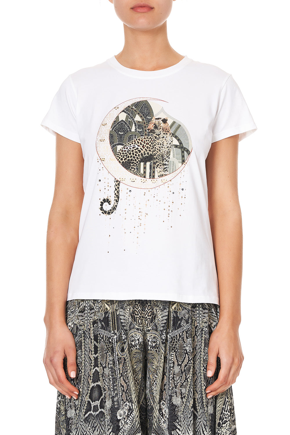 SLIM FIT ROUND NECK T-SHIRT ONE TRIBE