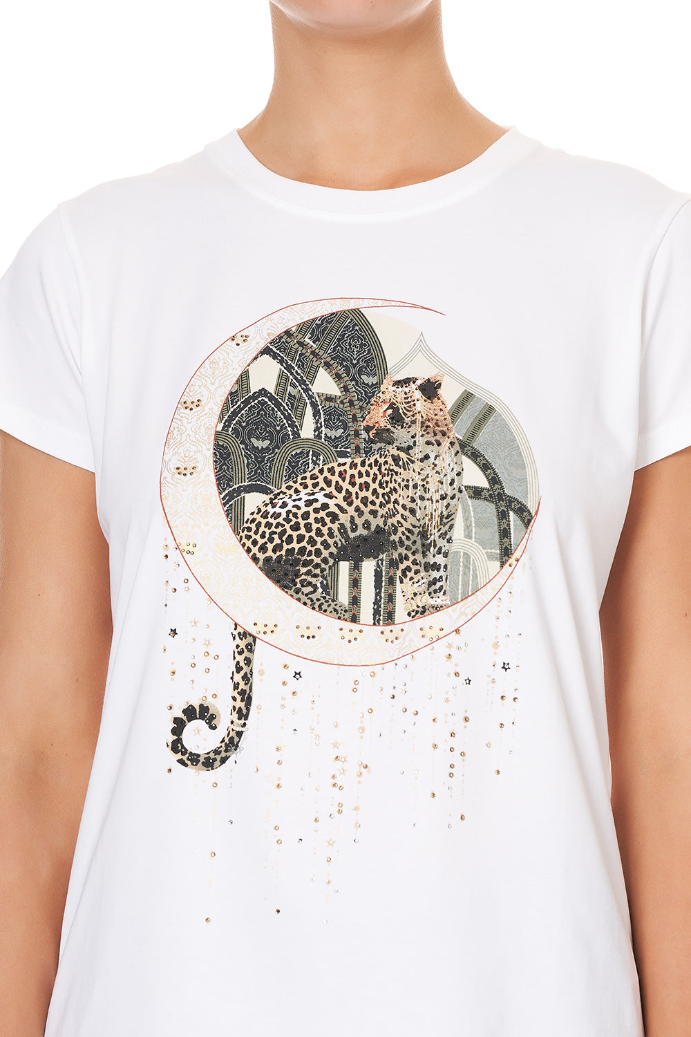 SLIM FIT ROUND NECK T-SHIRT ONE TRIBE