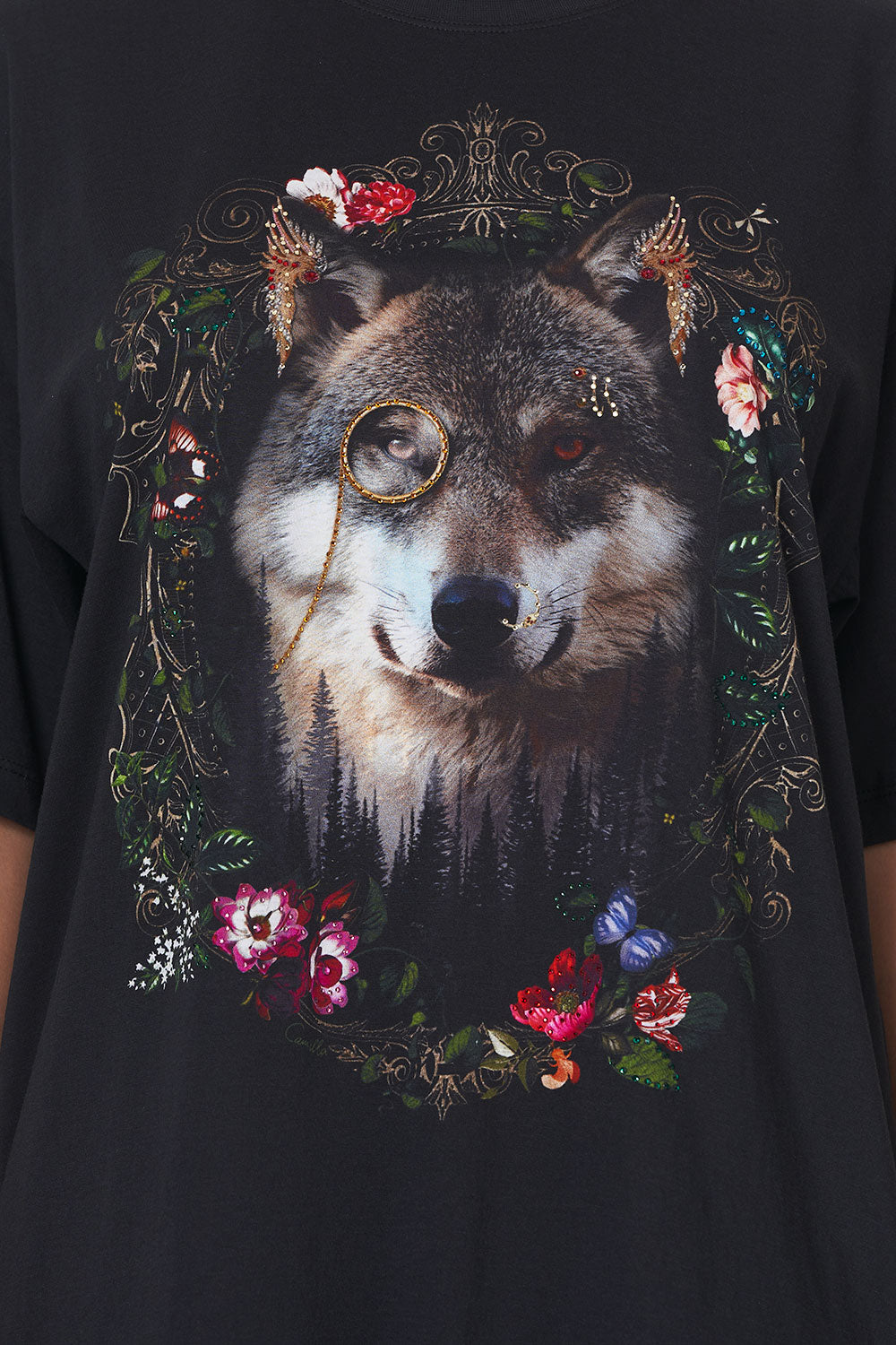 OVERSIZED BAND TEE MIRROR MIRROR