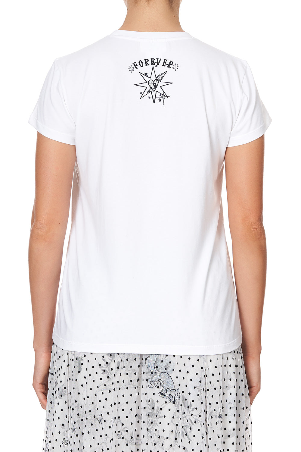 SLIM FIT ROUND NECK T-SHIRT MOONLIT MUSINGS