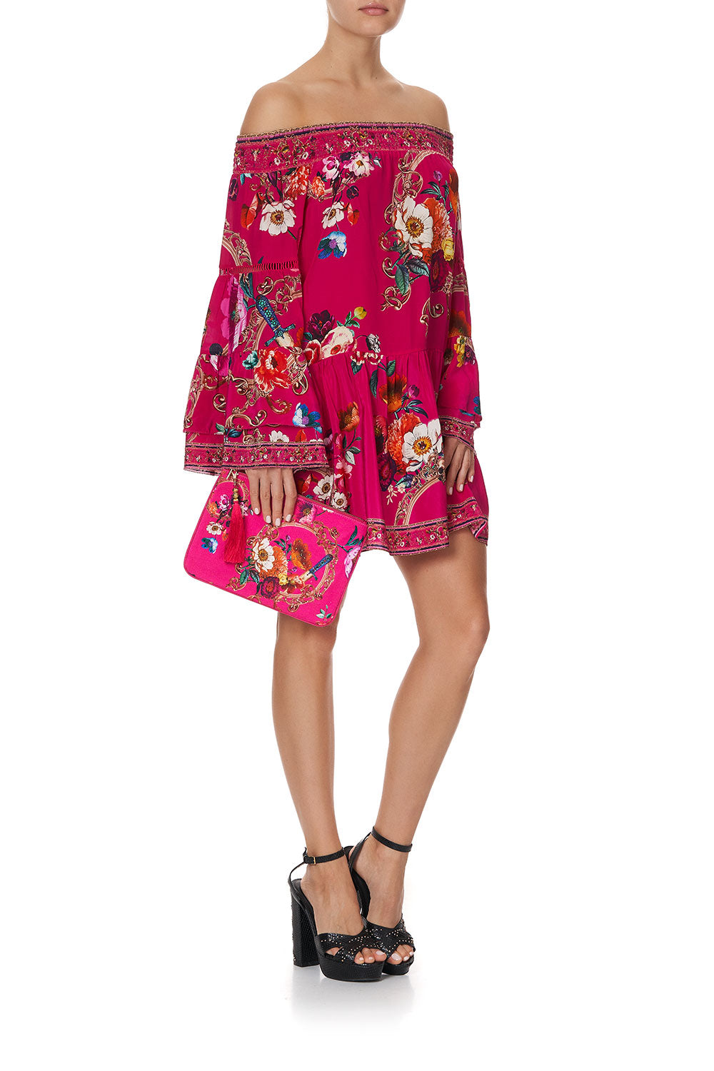 SMALL CANVAS CLUTCH APPLE EYED