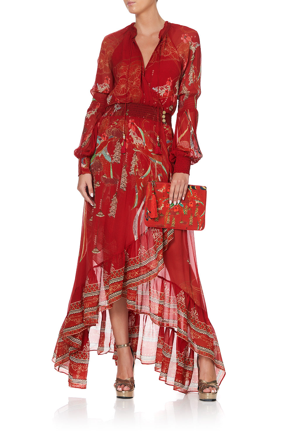 SMALL CANVAS CLUTCH FORBIDDEN FRUIT