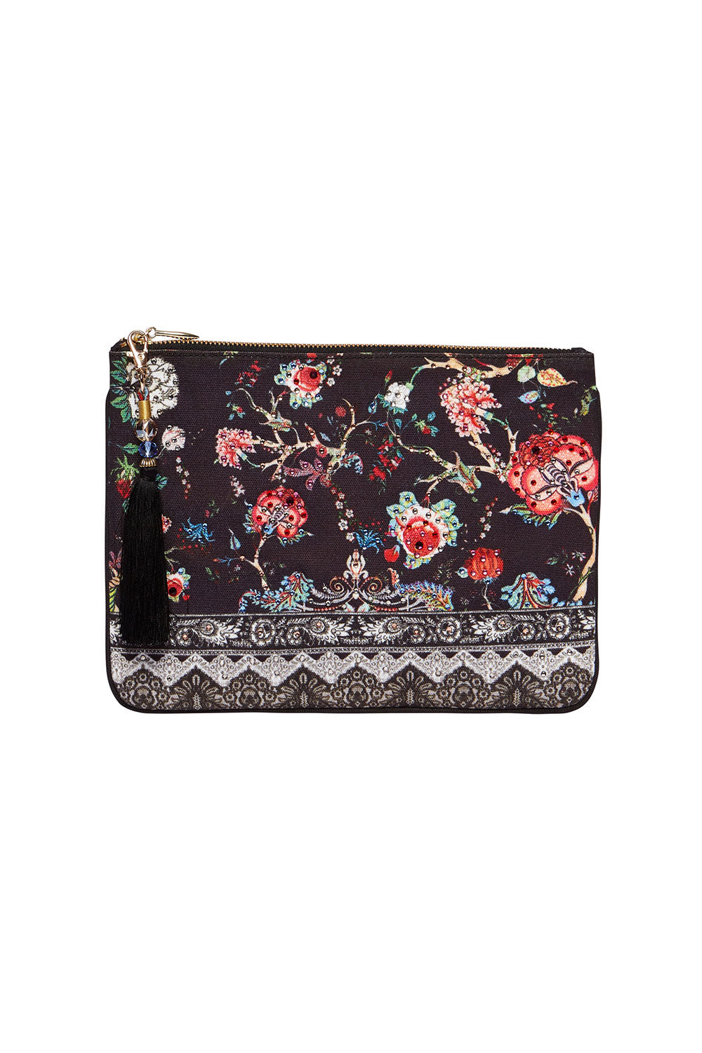 CAMILLA SMALL CANVAS CLUTCH HAUTE PROVINCIAL
