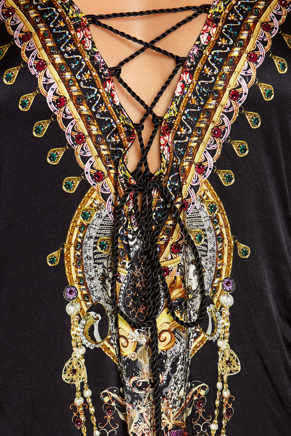 SPLICED KAFTAN FRIEND IN FLORA