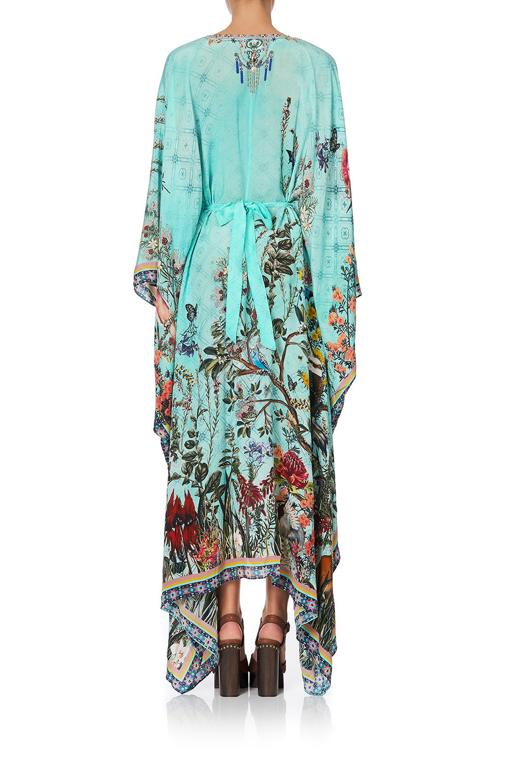 SPLIT HEM LACE UP KAFTAN MILLAS BACKYARD