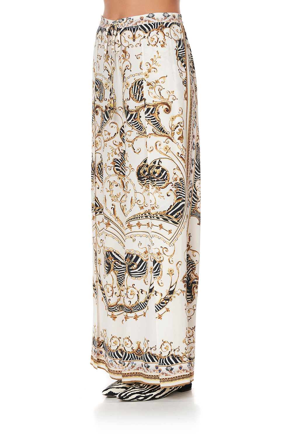 SPLIT PANT WITH DRAWSTRING WAIST NIGHT WAITING FOR DAY