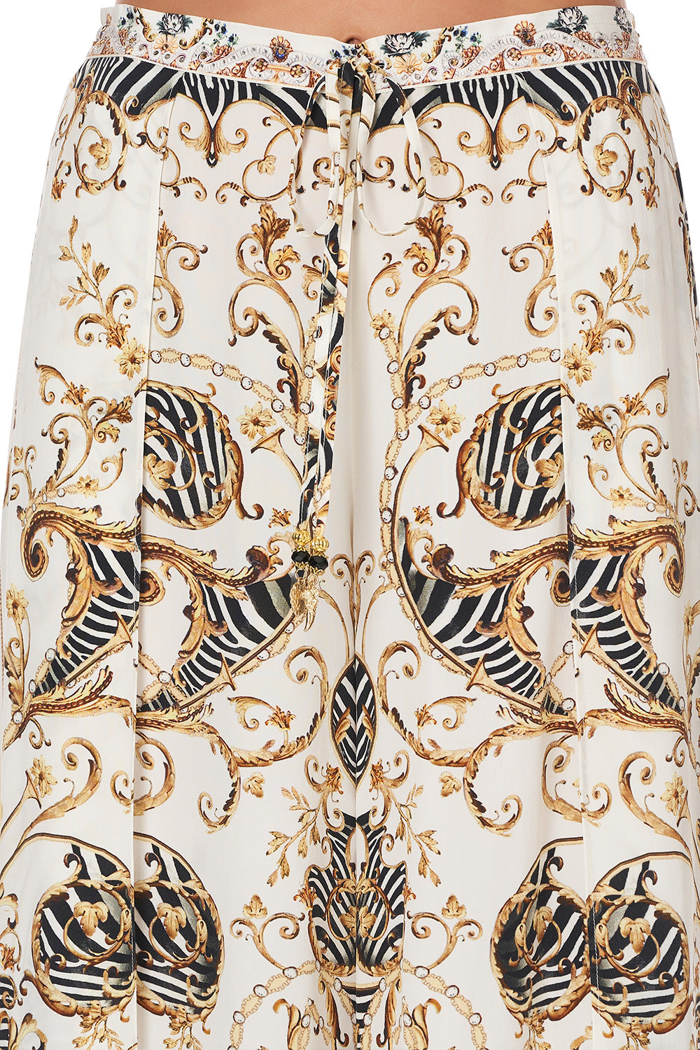 SPLIT PANT WITH DRAWSTRING WAIST NIGHT WAITING FOR DAY