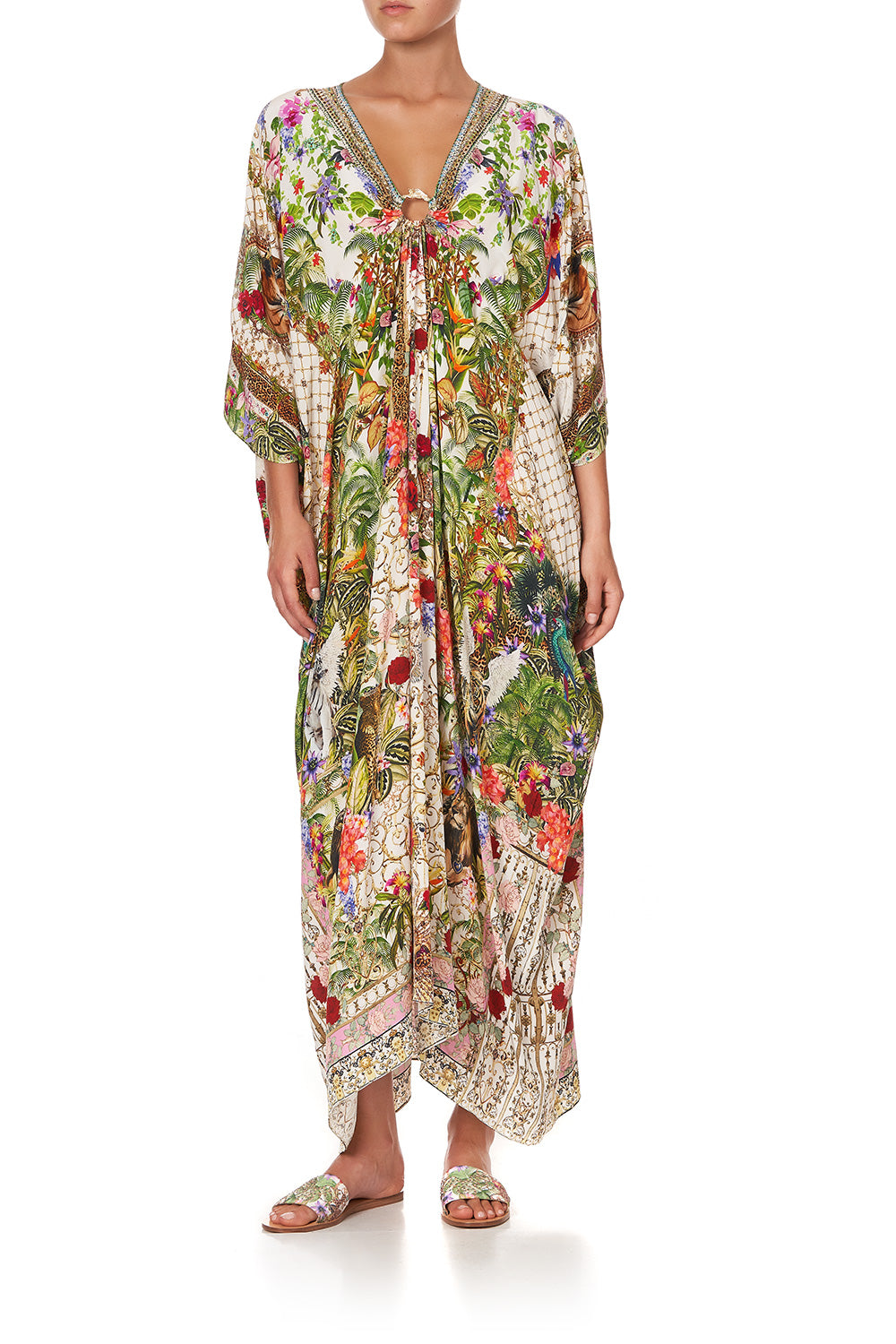 SPLIT SLEEVE KAFTAN WITH HARDWARE FAIR VERONA