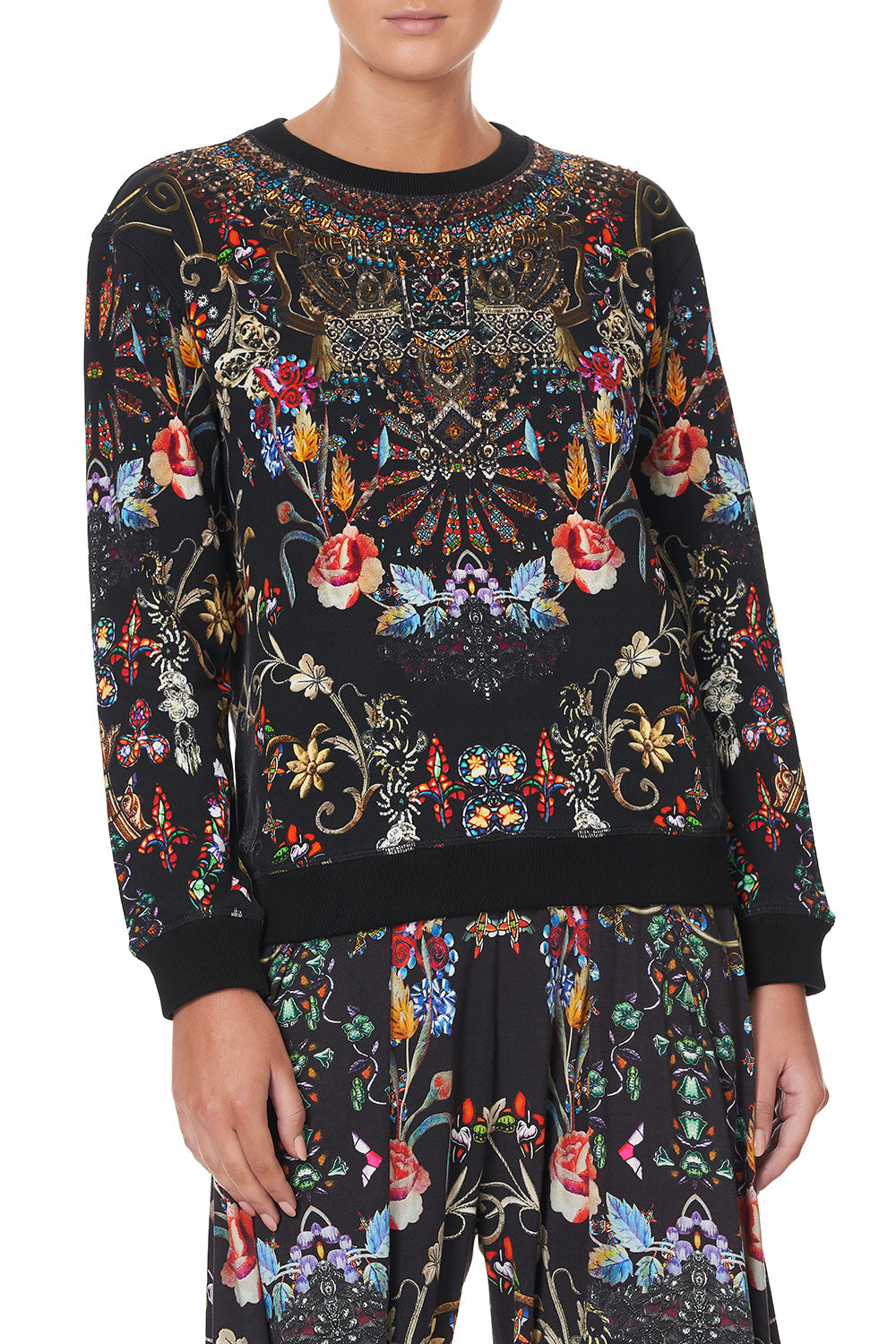 ROUND NECK SWEATER DANCING IN THE DARK