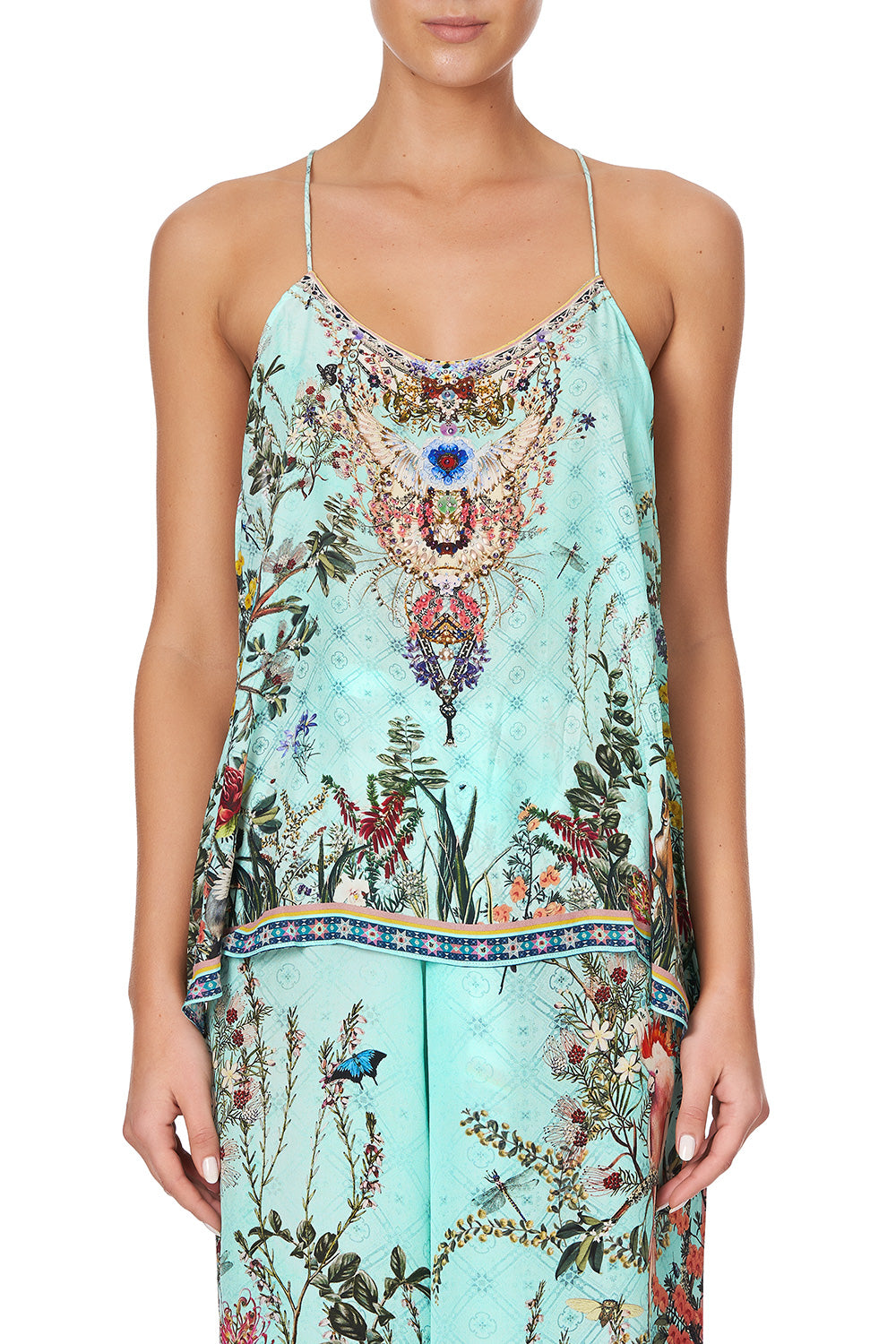 T BACK SHOESTRING TOP MILLAS BACKYARD