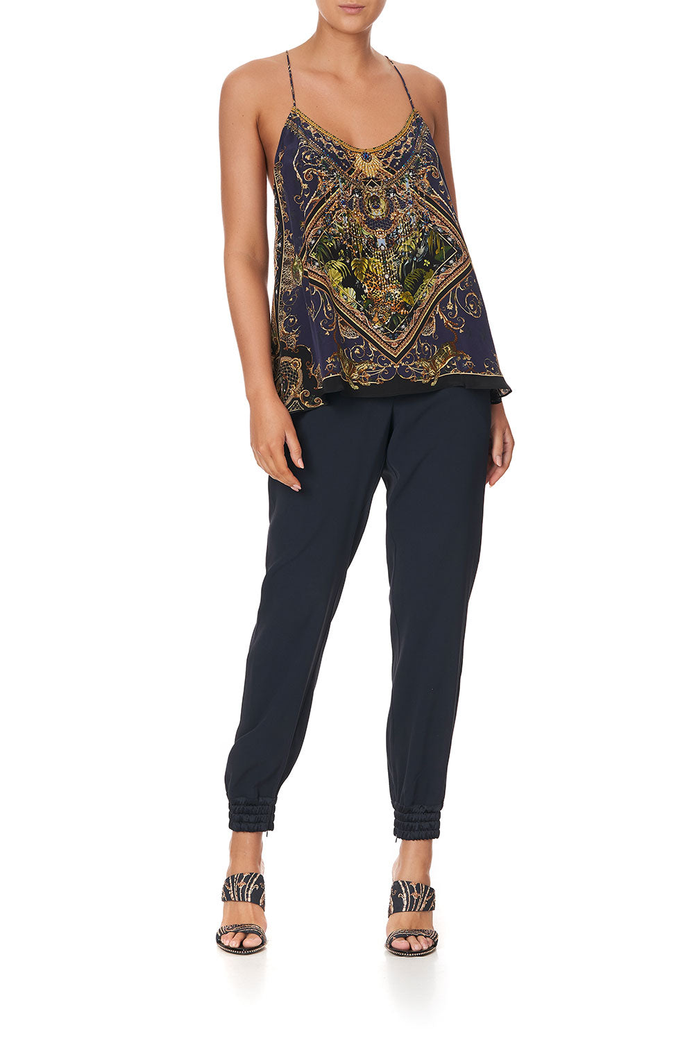 T BACK SHOESTRING TOP SEVEN DAY WEEKEND