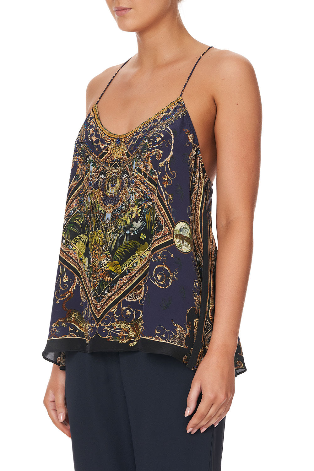 T BACK SHOESTRING TOP SEVEN DAY WEEKEND