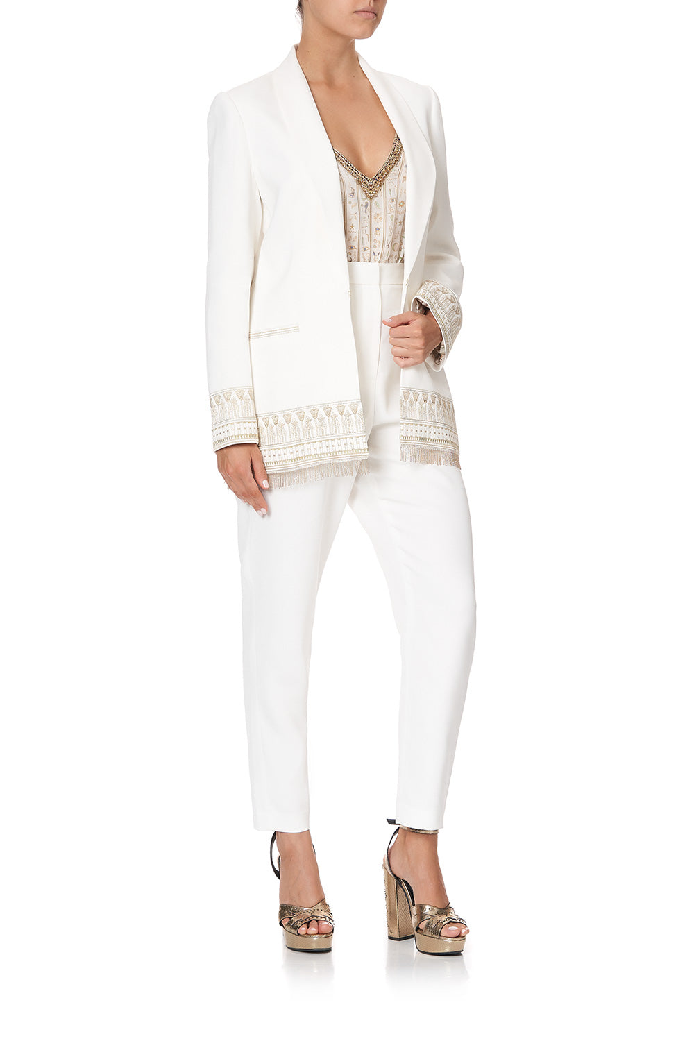 TAILORED MID LENGTH JACKET THE QUEENS CHAMBER