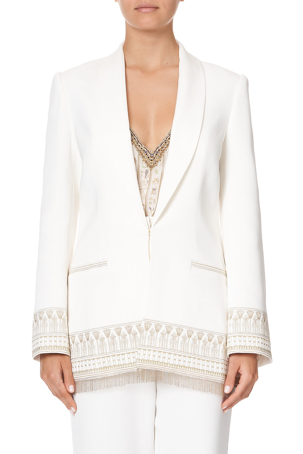 TAILORED MID LENGTH JACKET THE QUEENS CHAMBER