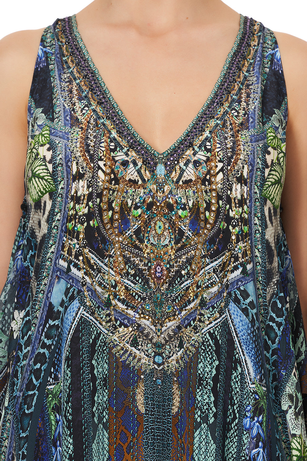 TIE FRONT MULTIWEAR DRESS KOMODO QUEEN