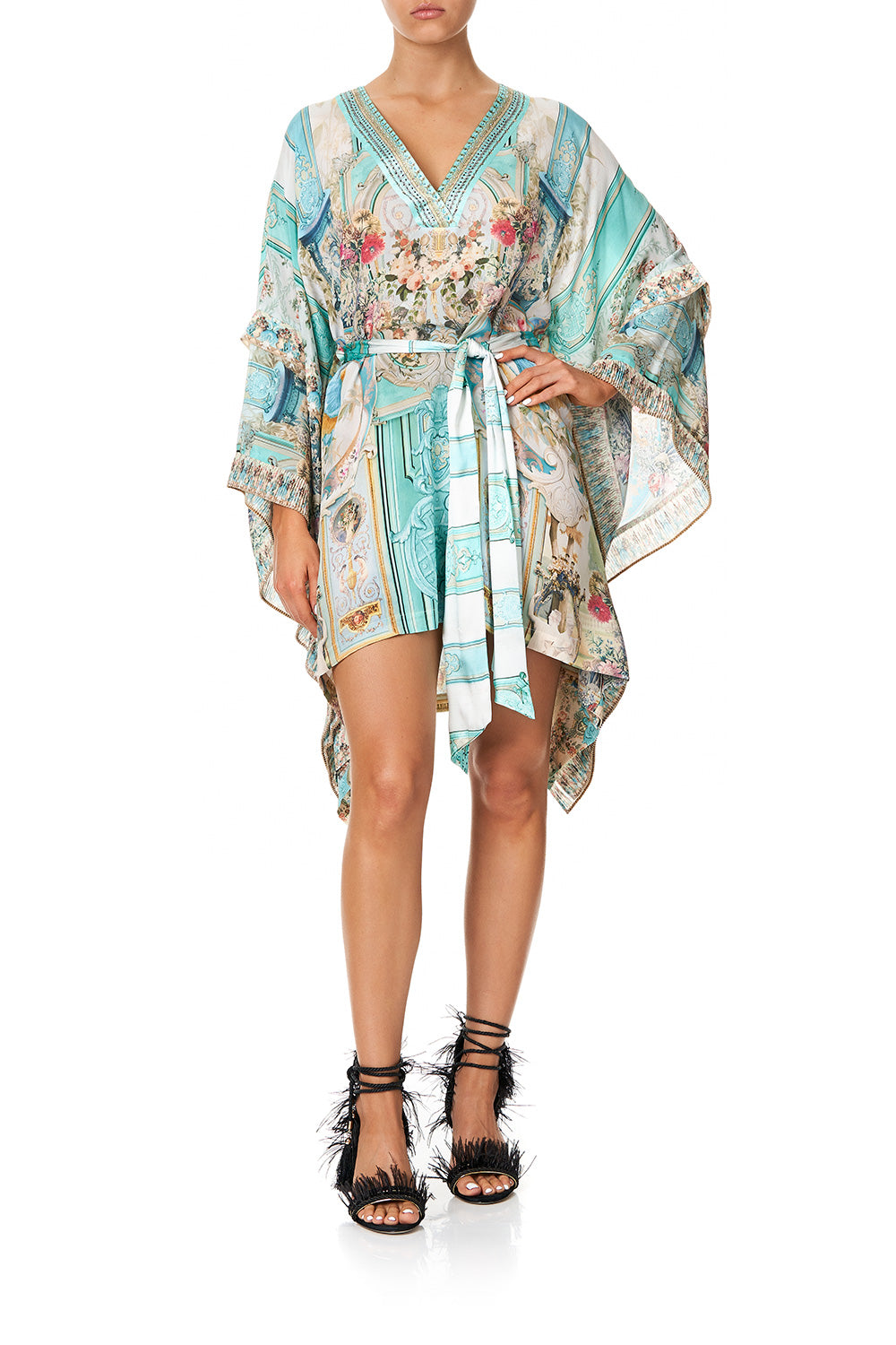 DOUBLE LAYER KIMONO SLEEVE DRESS I DREAM OF MARIE