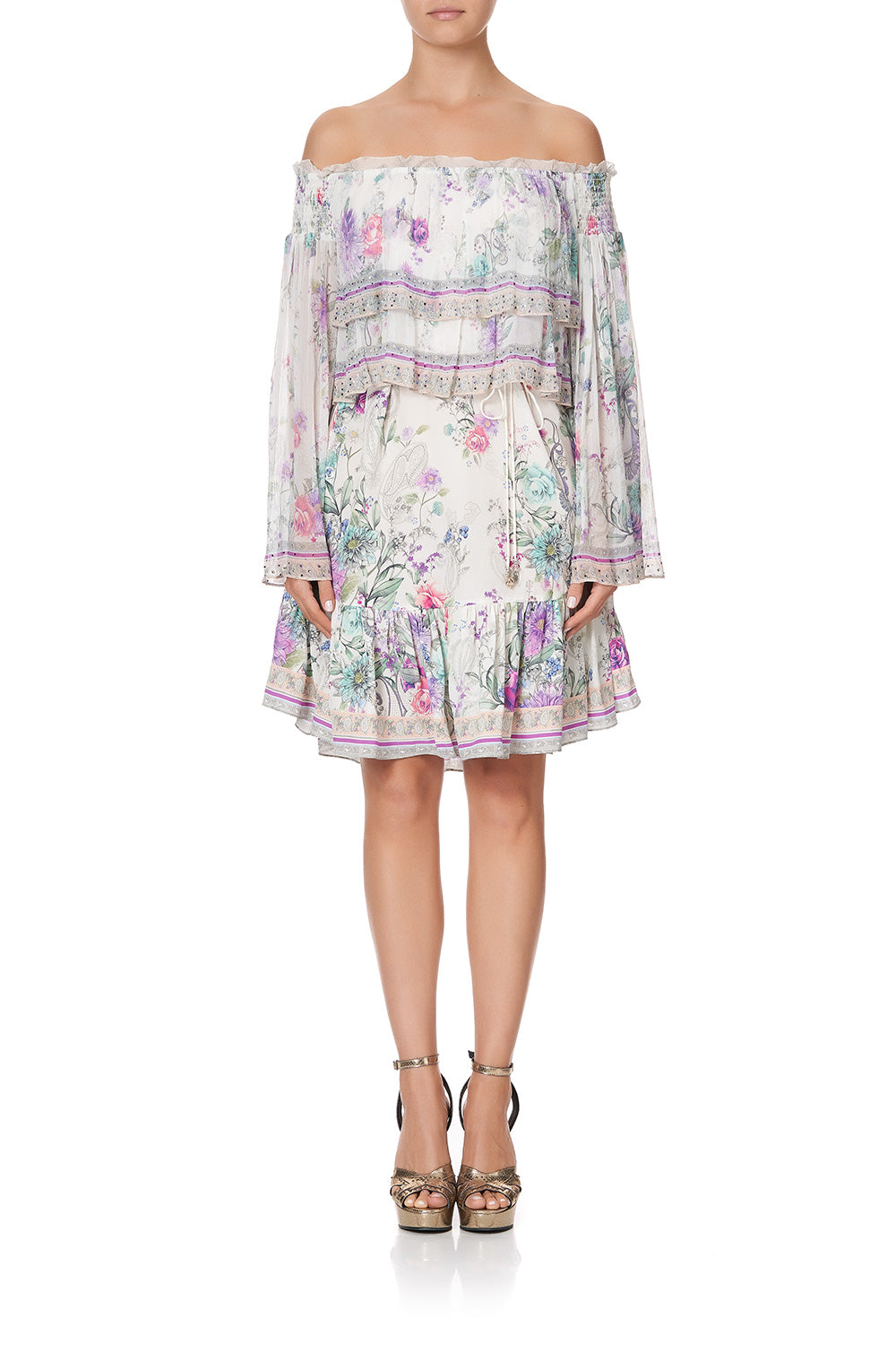 TIERED RUFFLE DRESS FOREVER FAR