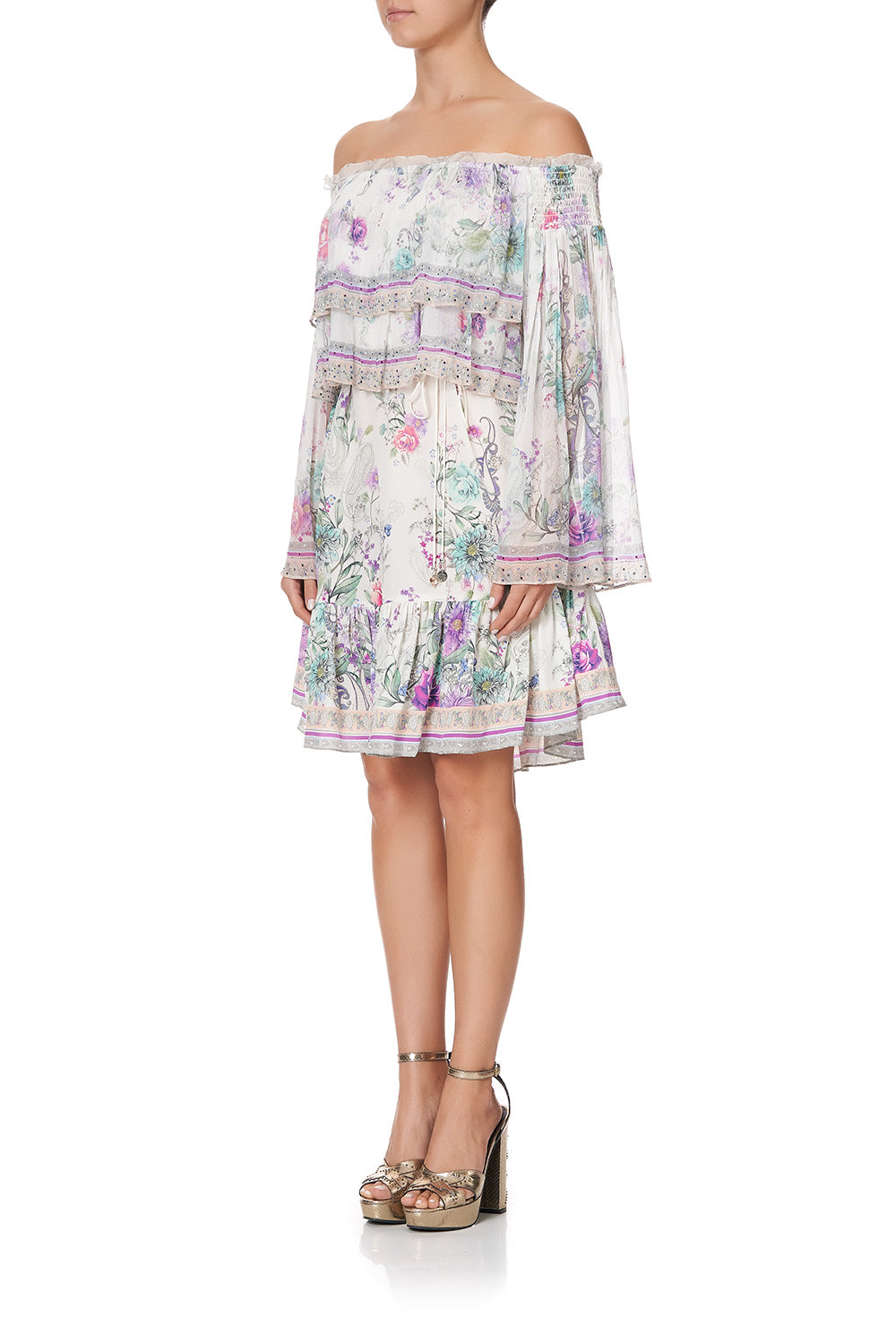 TIERED RUFFLE DRESS FOREVER FAR