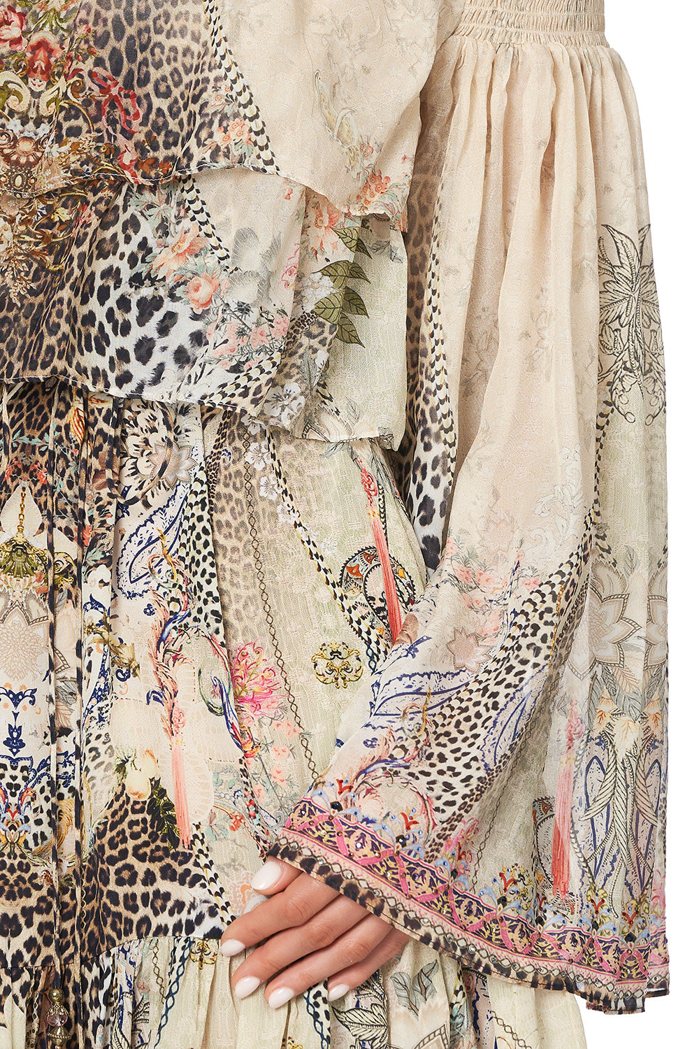 TIERED RUFFLE DRESS FOREVER FOREVER