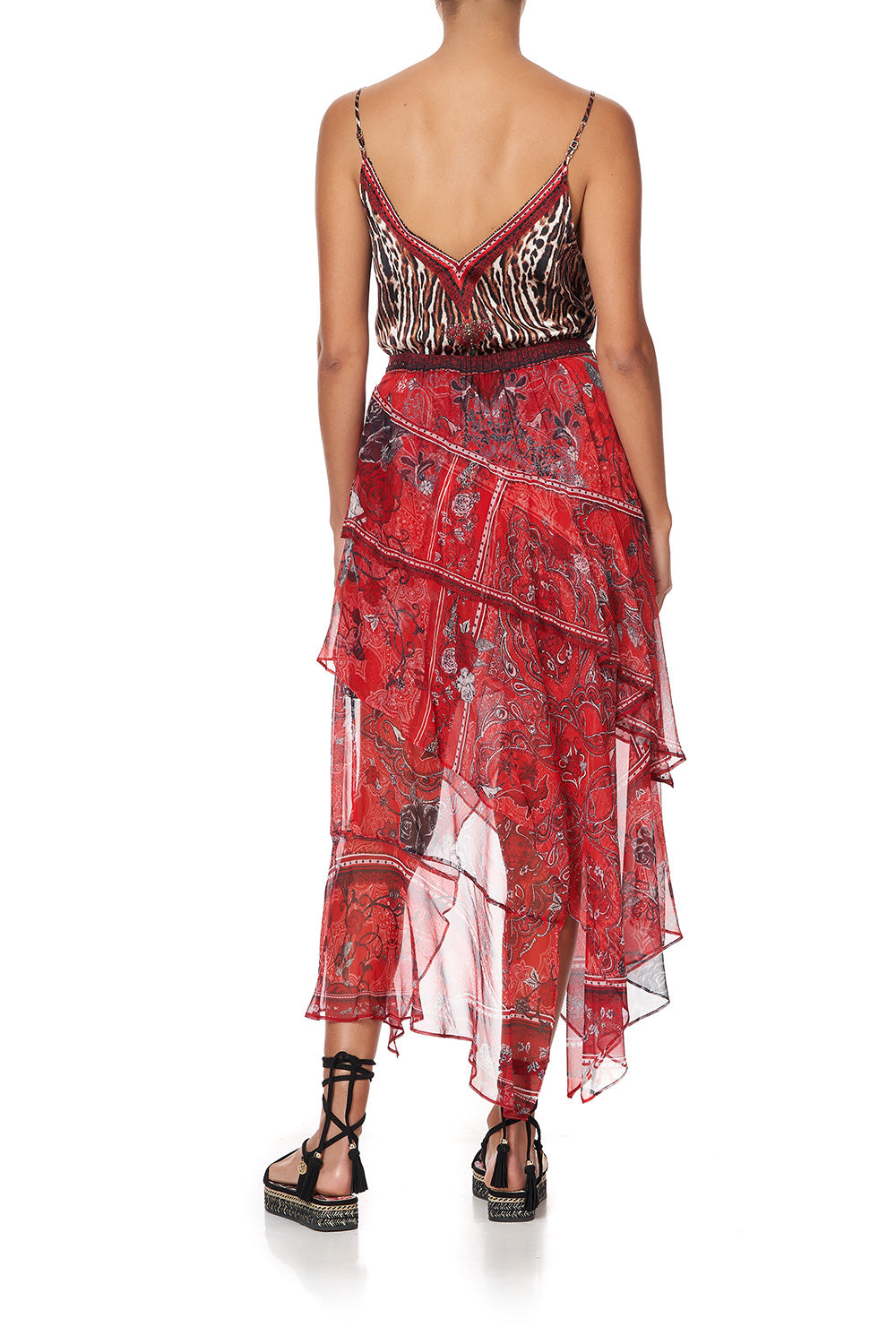 V NECK CAMI PIRATE PUNK