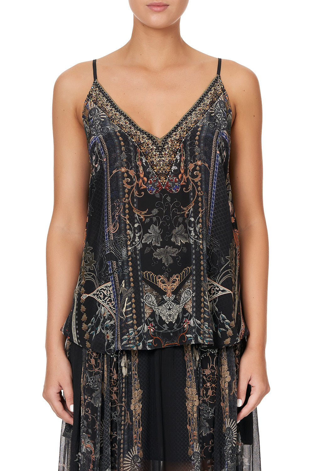 V NECK CAMI SON OF SEVEN QUEENS