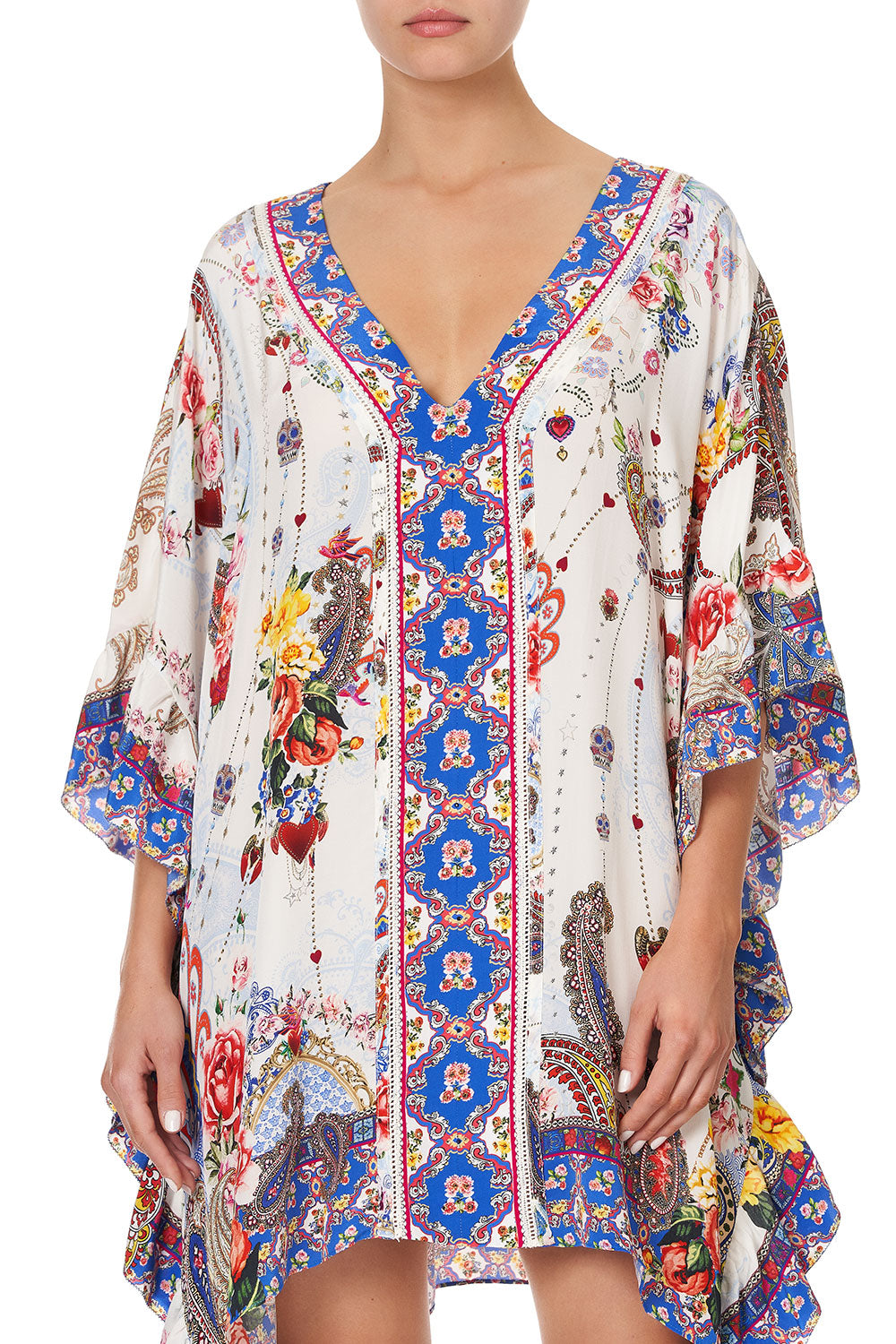 V-NECK KAFTAN WITH RUFFLE SLEEVE FRIDA FREEDOM
