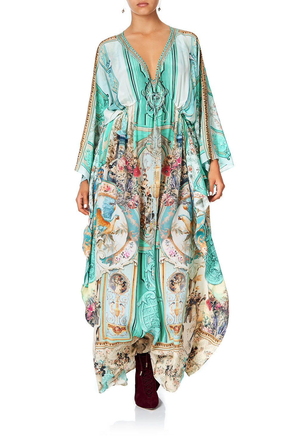 V-NECK KAFTAN WITH TIE WAIST I DREAM OF MARIE