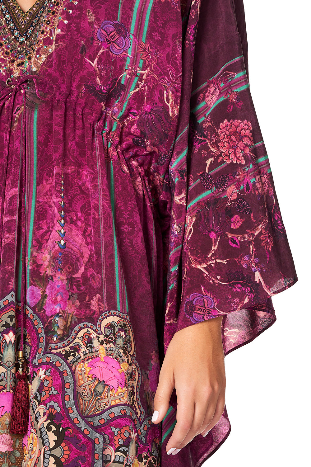 V-NECK KAFTAN WITH TIE WAIST DAUGHTER'S DESTINY
