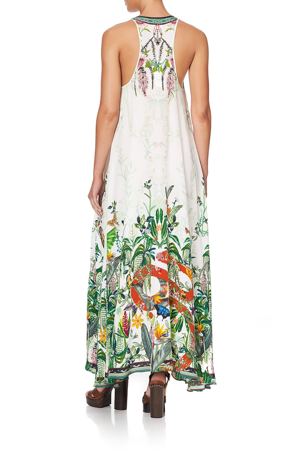 V NECK RACERBACK DRESS DAINTREE DARLING