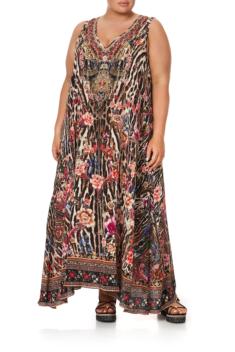 V NECK RACERBACK DRESS LIV A LITTLE