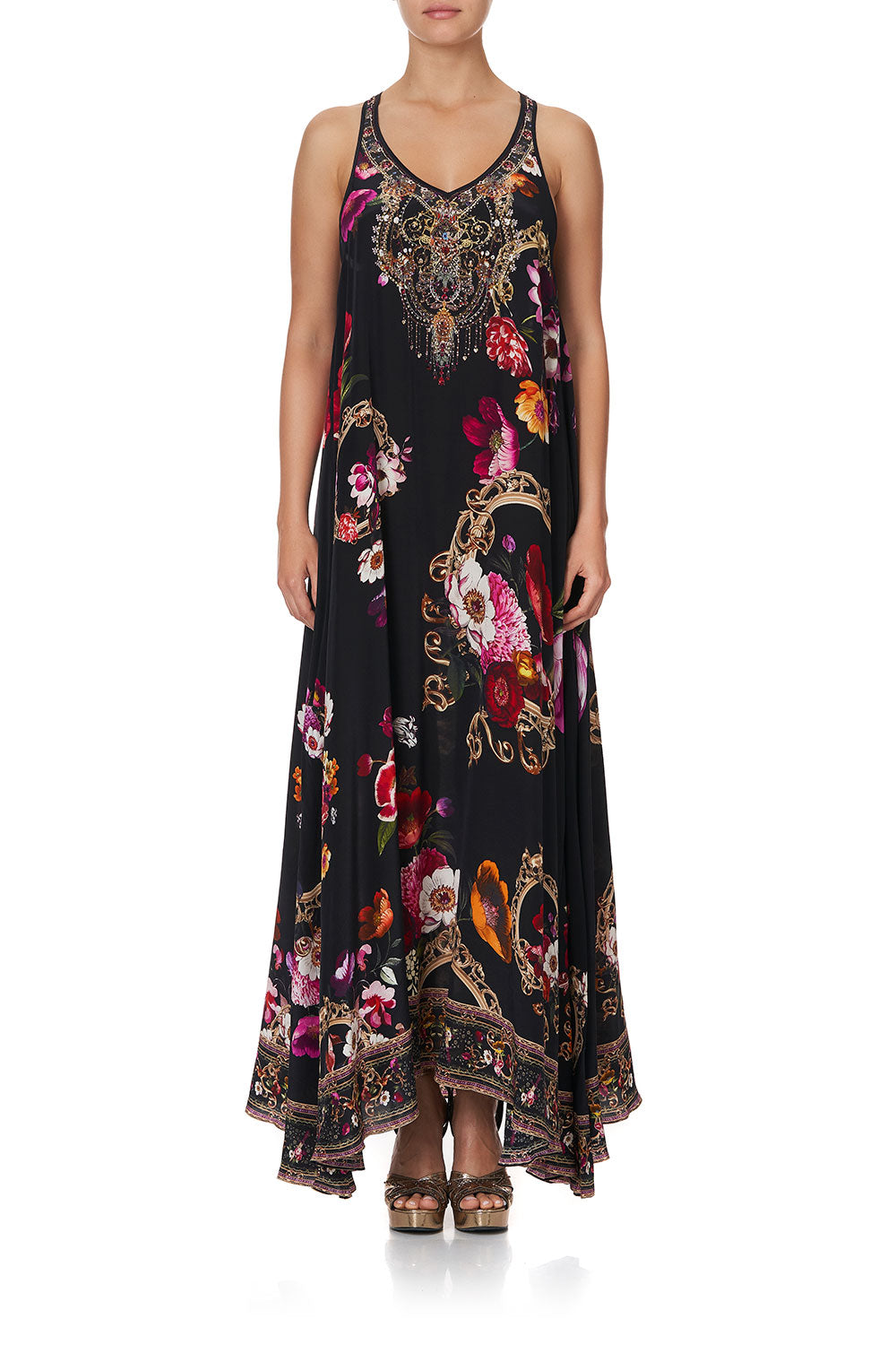 V NECK RACERBACK DRESS MIRROR MIRROR