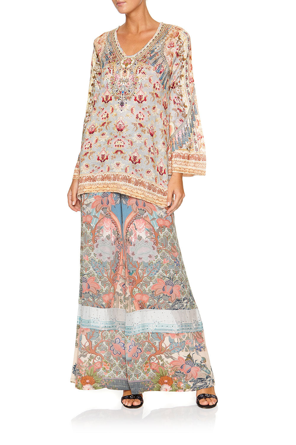 V NECK TUNIC JEANNE QUEEN