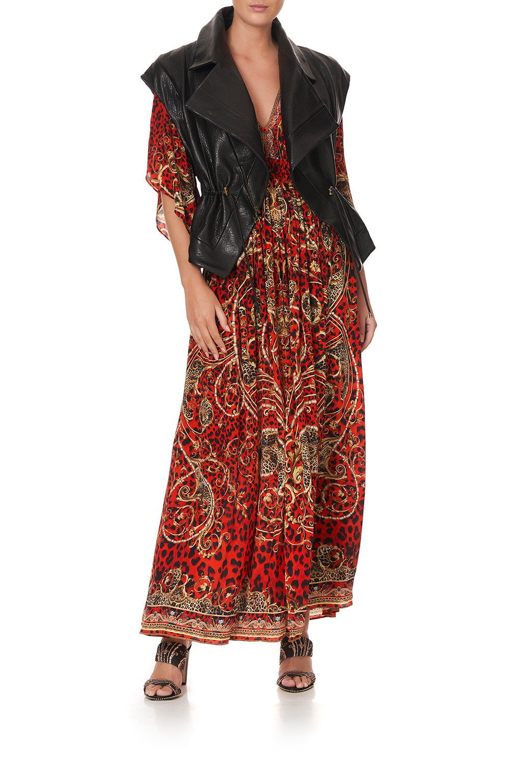 VEST DETAIL JACKET WITH REMOVABLE SLEEVE SLAVE TO THE RHYTHM