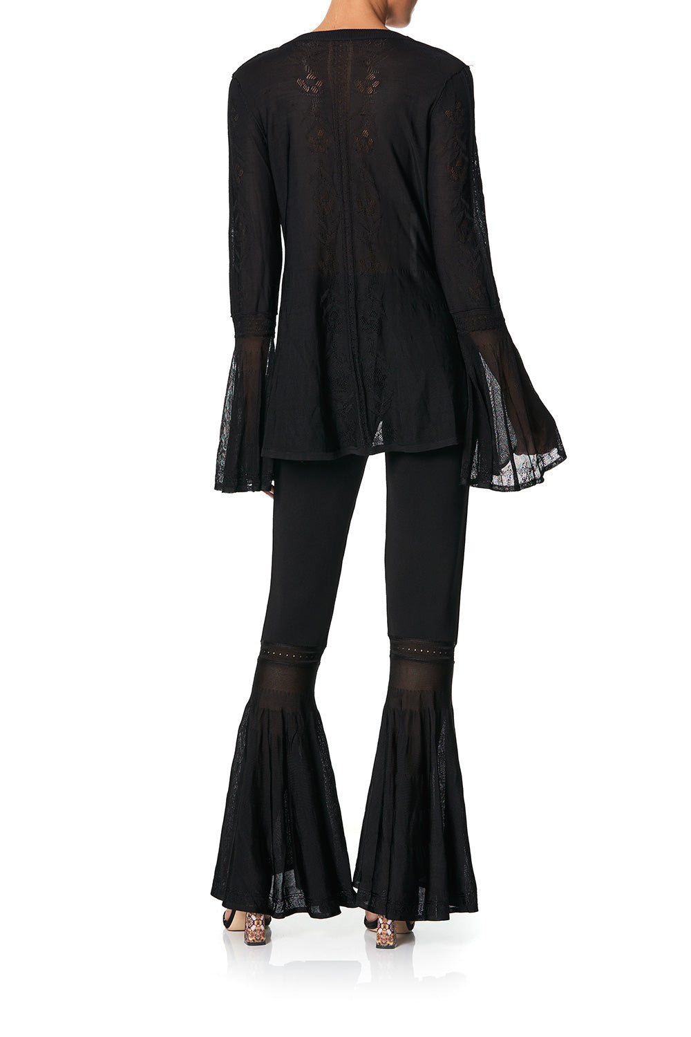 CAMILLA WATERFALL POINTELLE CARDI HAUTE PROVINCIAL