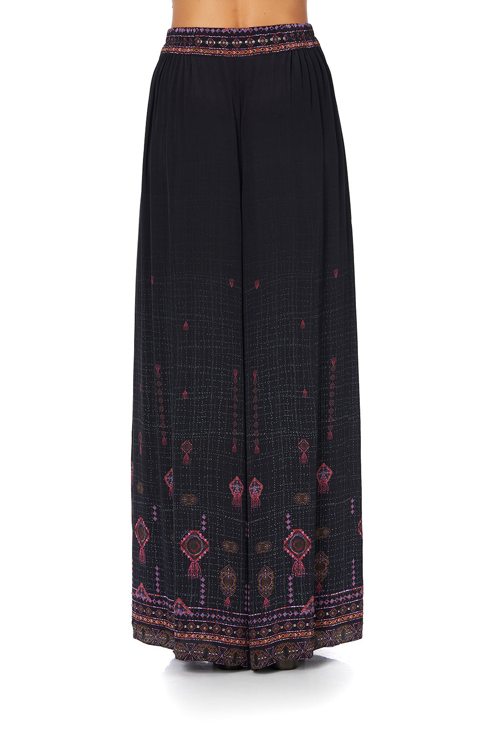 WIDE LEG PANT WITH GATHERED POCKETS MINA MINA