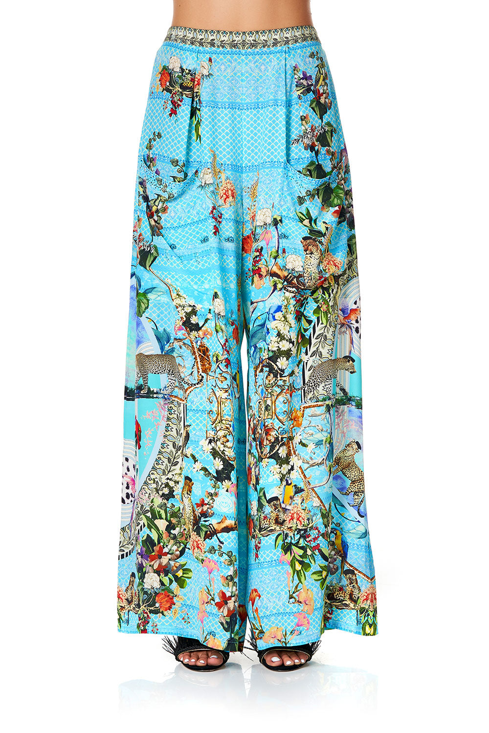 WIDE LEG TROUSER WITH FRONT POCKETS GIRL FROM ST TROPEZ