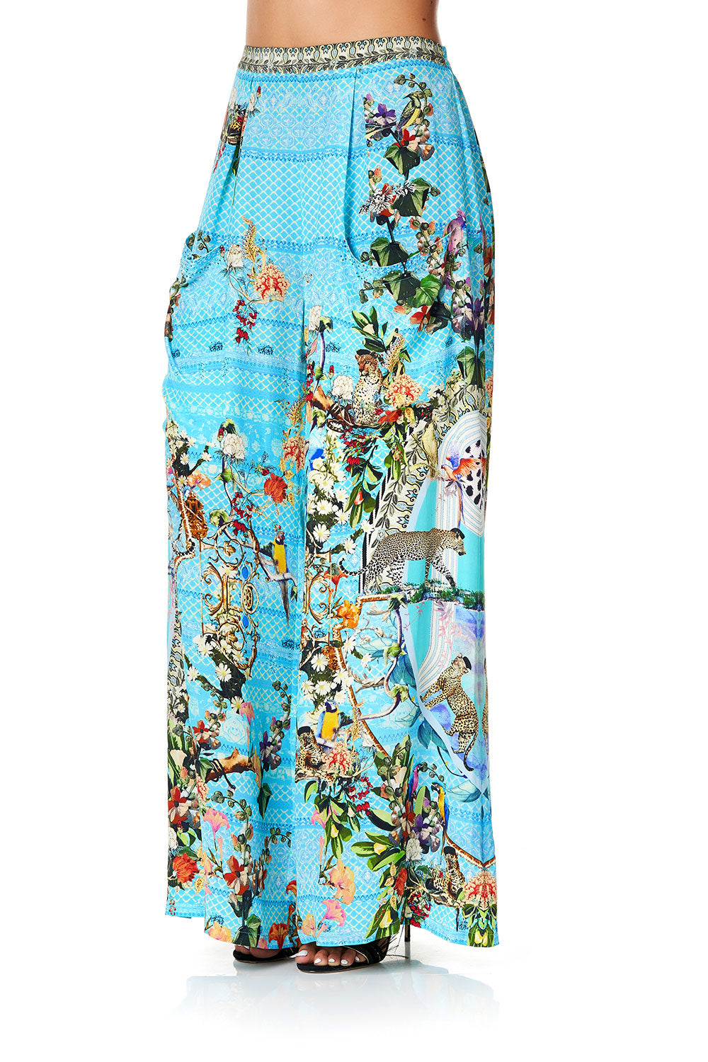 WIDE LEG TROUSER WITH FRONT POCKETS GIRL FROM ST TROPEZ