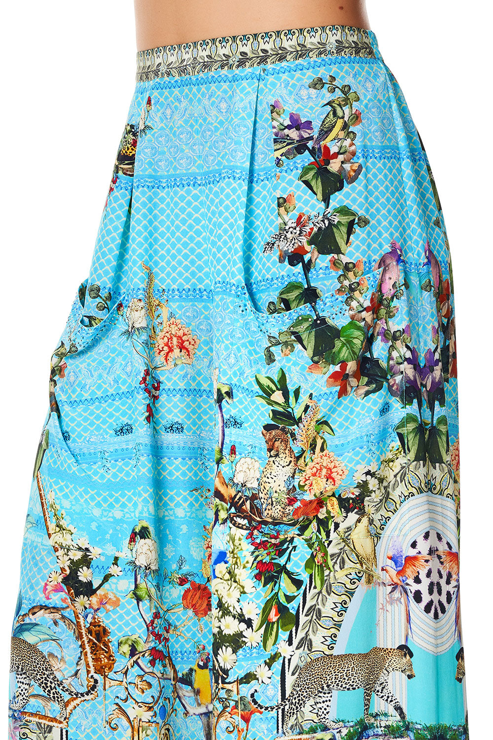 WIDE LEG TROUSER WITH FRONT POCKETS GIRL FROM ST TROPEZ