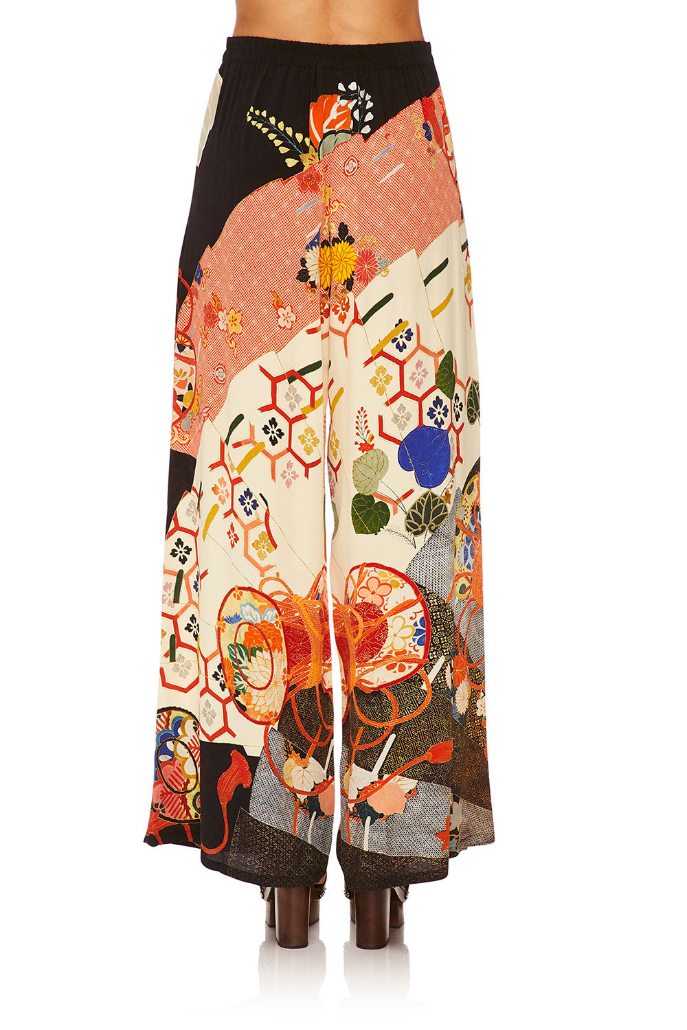 CAMILLA KISSING THE SUN WIDE LEG TROUSER W FRONT POCKETS