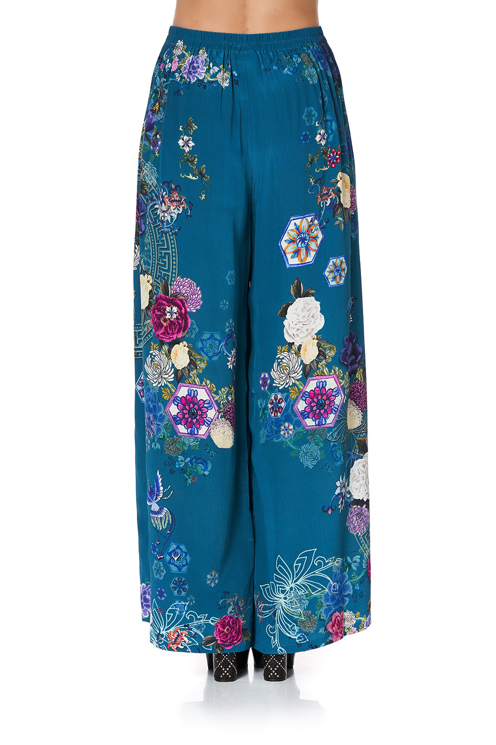 WIDE LEG TROUSER WITH FRONT POCKETS LUNAR GAZING