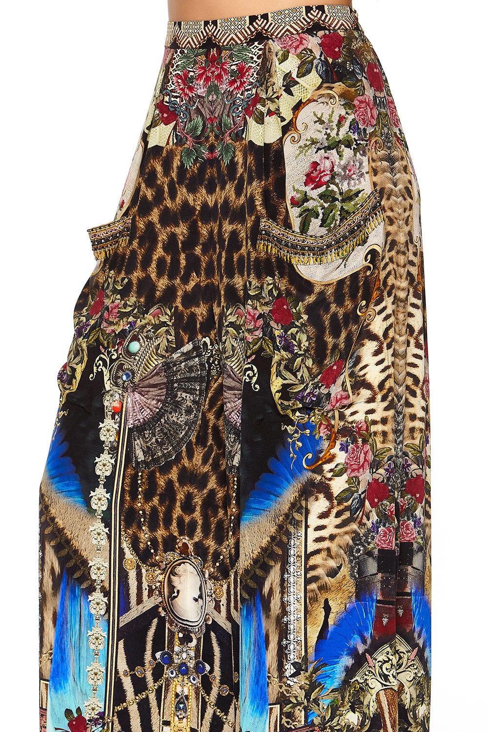 WIDE LEG TROUSER WITH FRONT POCKETS STRONGER TOGETHER