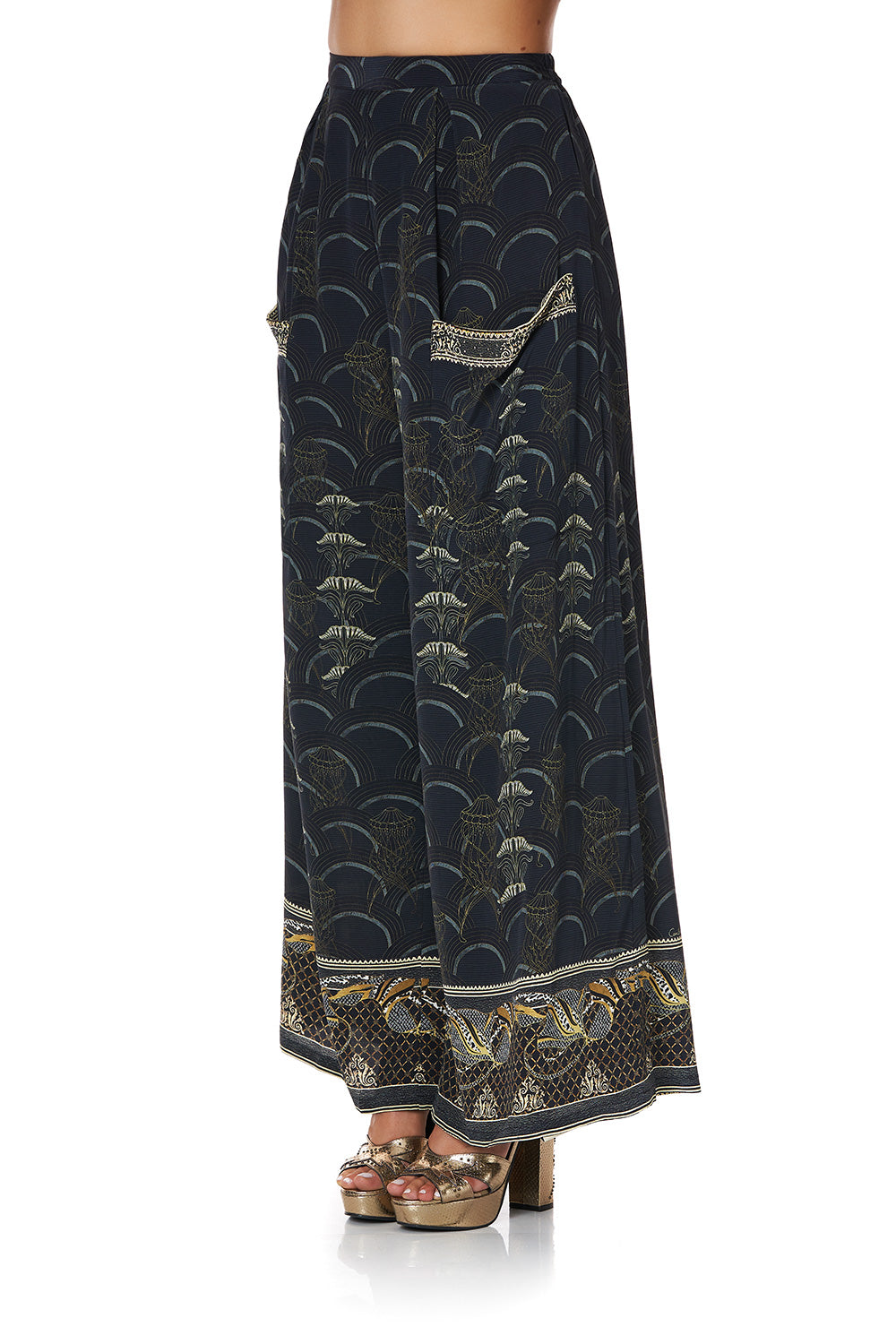 WIDE LEG TROUSER WITH FRONT POCKETS WISE WINGS