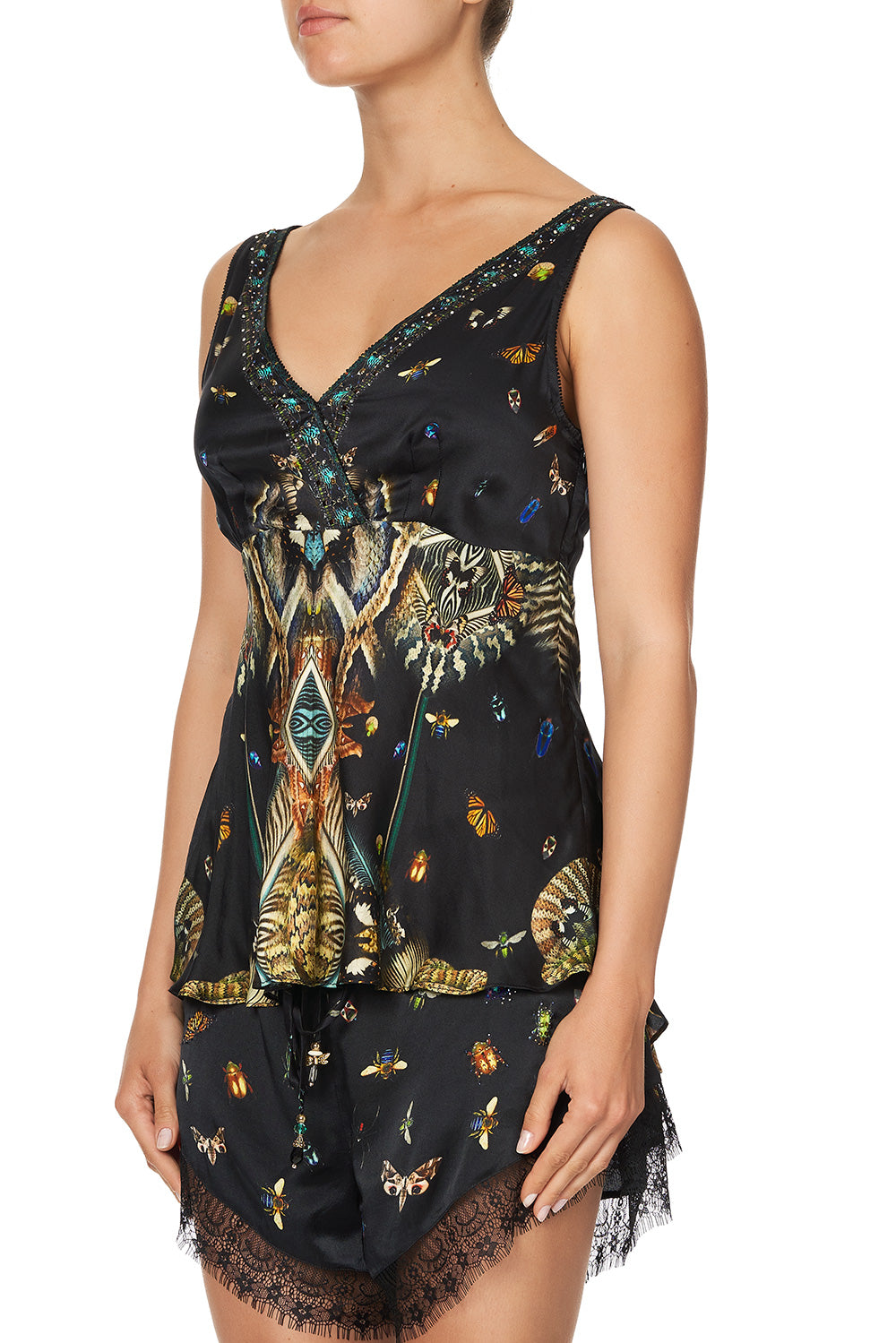 WIDE STRAP CROSS FRONT CAMI MATERNAL INSTINCT