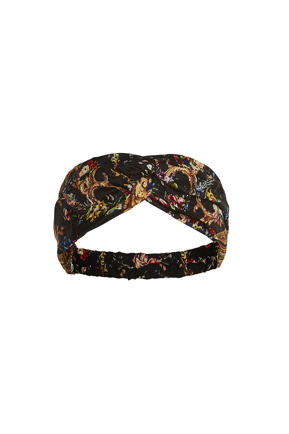 CAMILLA WOVEN TWIST HEADBAND FRIEND IN FLORA