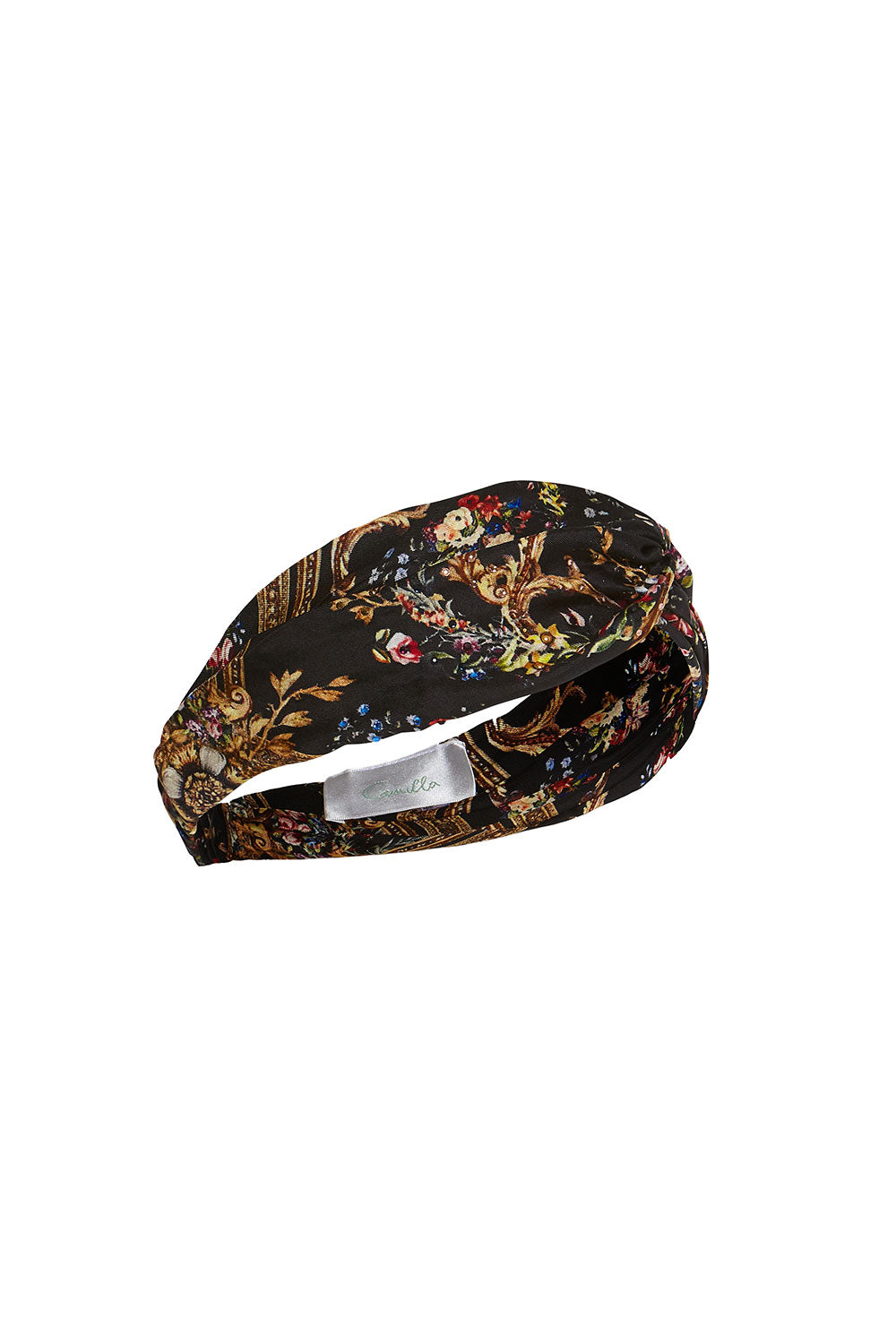 CAMILLA WOVEN TWIST HEADBAND FRIEND IN FLORA